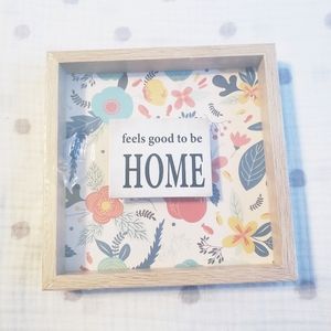 Feels Good to Be Home Standing/Hanging Decor. NWT.